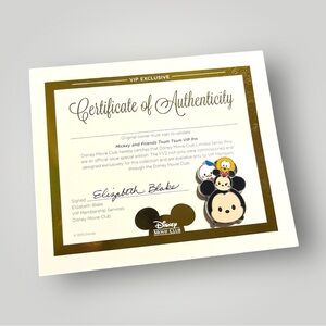 Disney Tsum Tsum Pin Movie Club VIP Exclusive